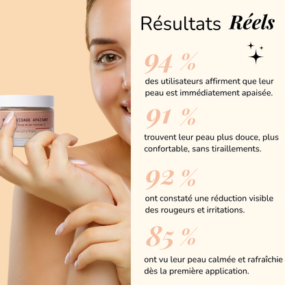 Masque apaisant à la Rose + Pinceau OFFERT