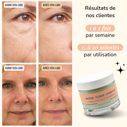 Masque anti-âge à l'Aloe Vera + Pinceau OFFERT