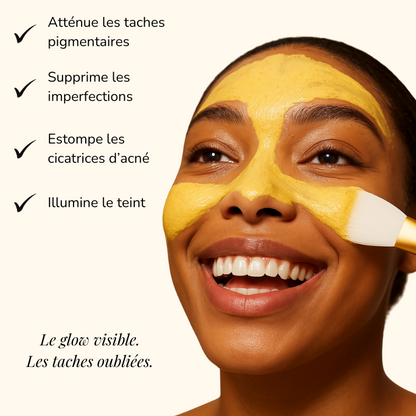 Masque anti-taches au Curcuma + Sérum OFFERT