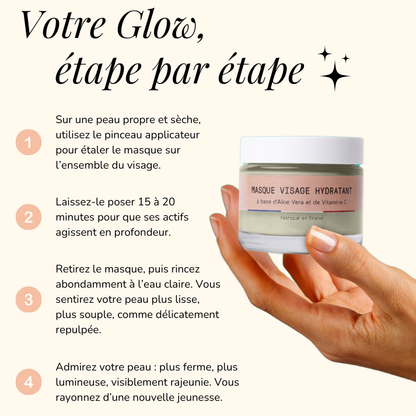 Masque anti-âge à l'Aloe Vera + Pinceau OFFERT