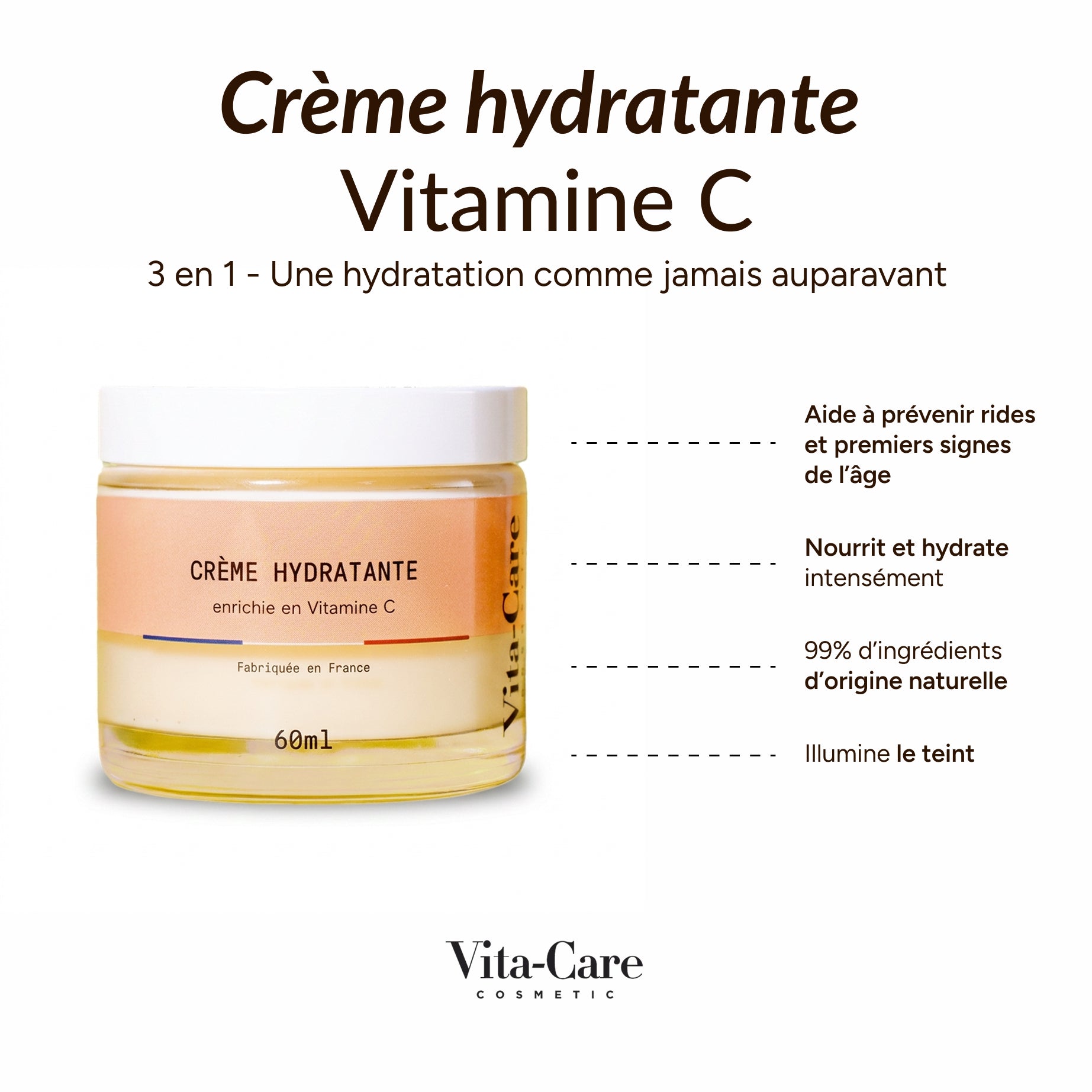 Crème hydratante Vitamine C