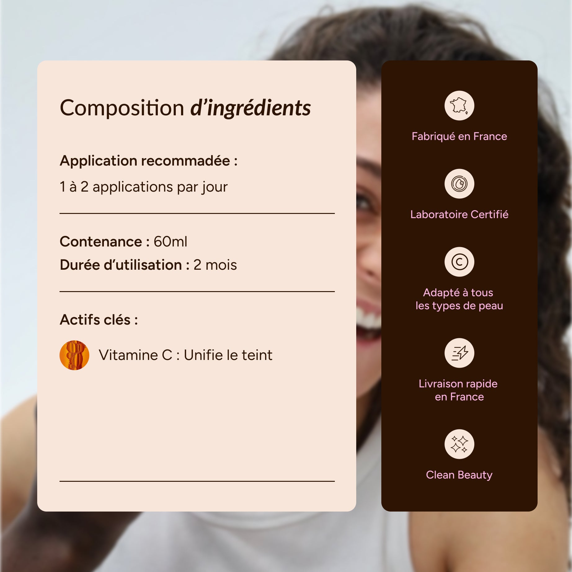 Crème hydratante Vitamine C