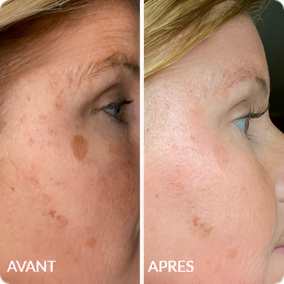 Avant / Après de Marine B.