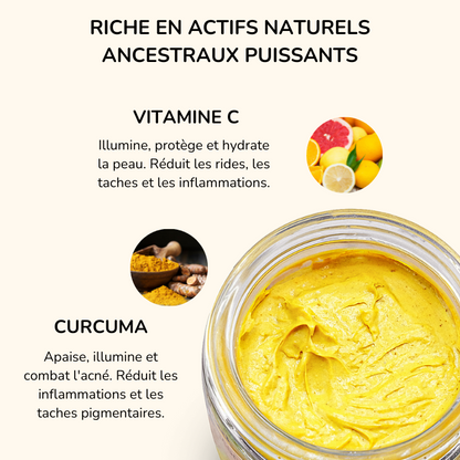 Masque anti-taches au Curcuma + Sérum OFFERT