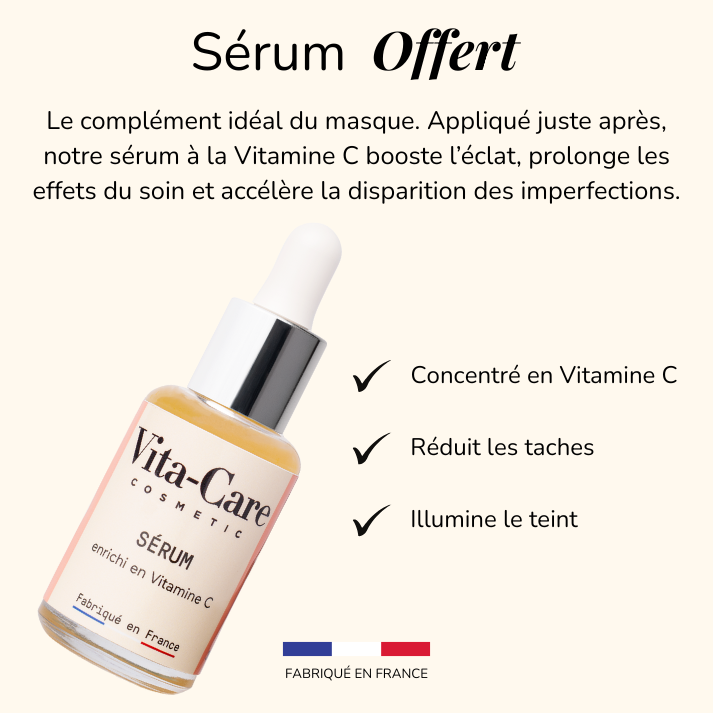Masque anti-taches au Curcuma + Sérum OFFERT