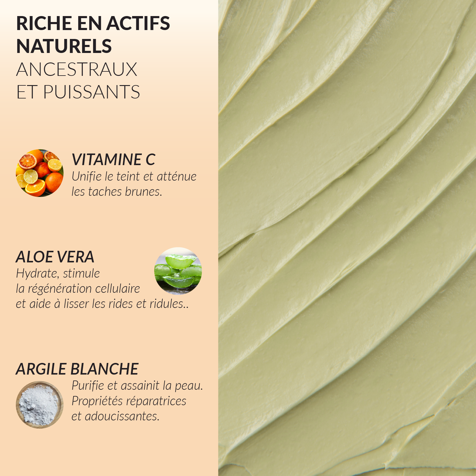 Masque anti-âge Aloe Vera & Vitamine C