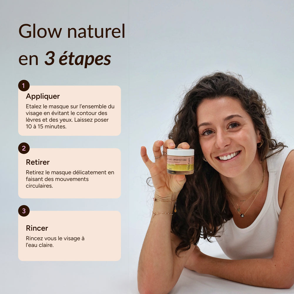 Masque anti-taches Curcuma & Vitamine C