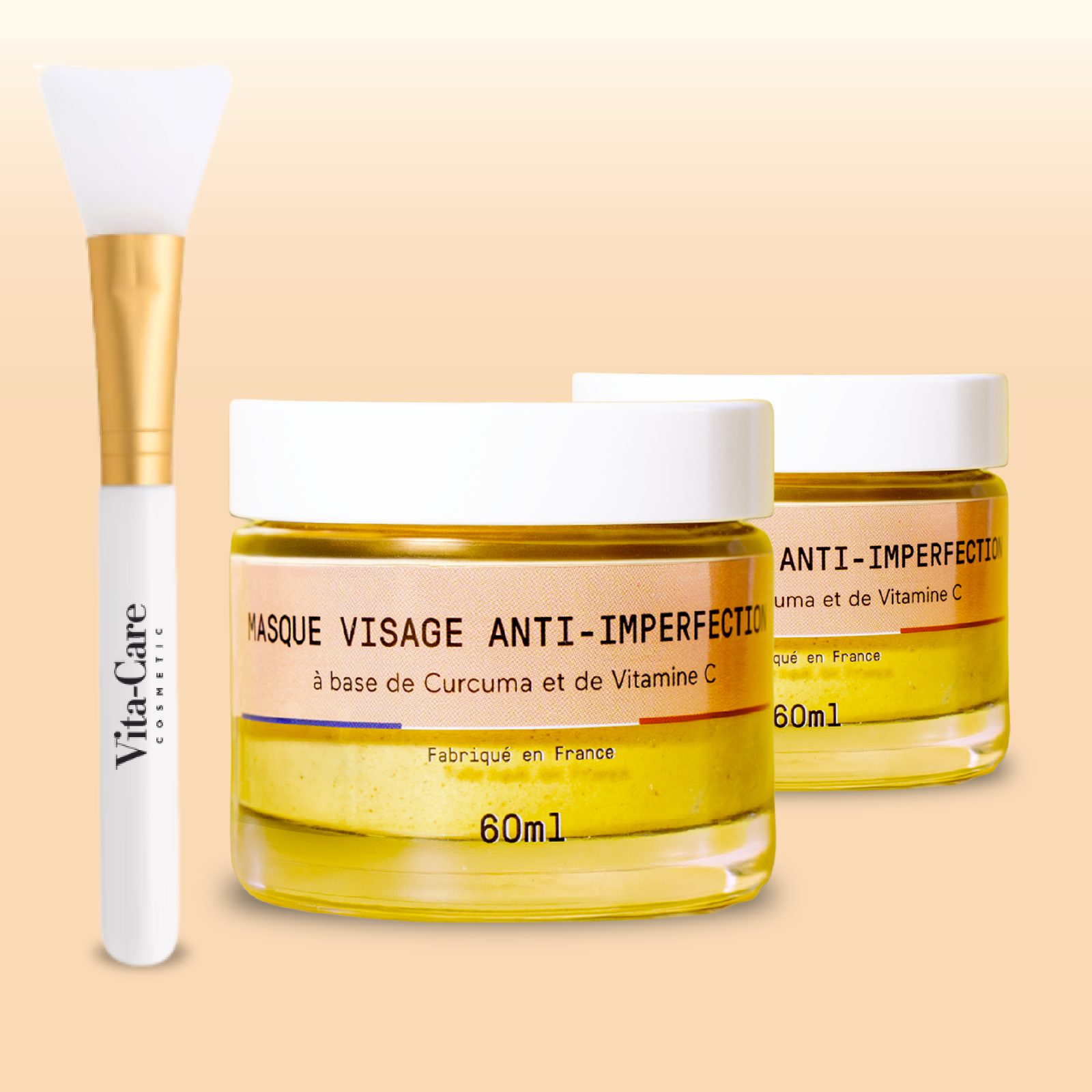 Masque anti-taches Curcuma & Vitamine C