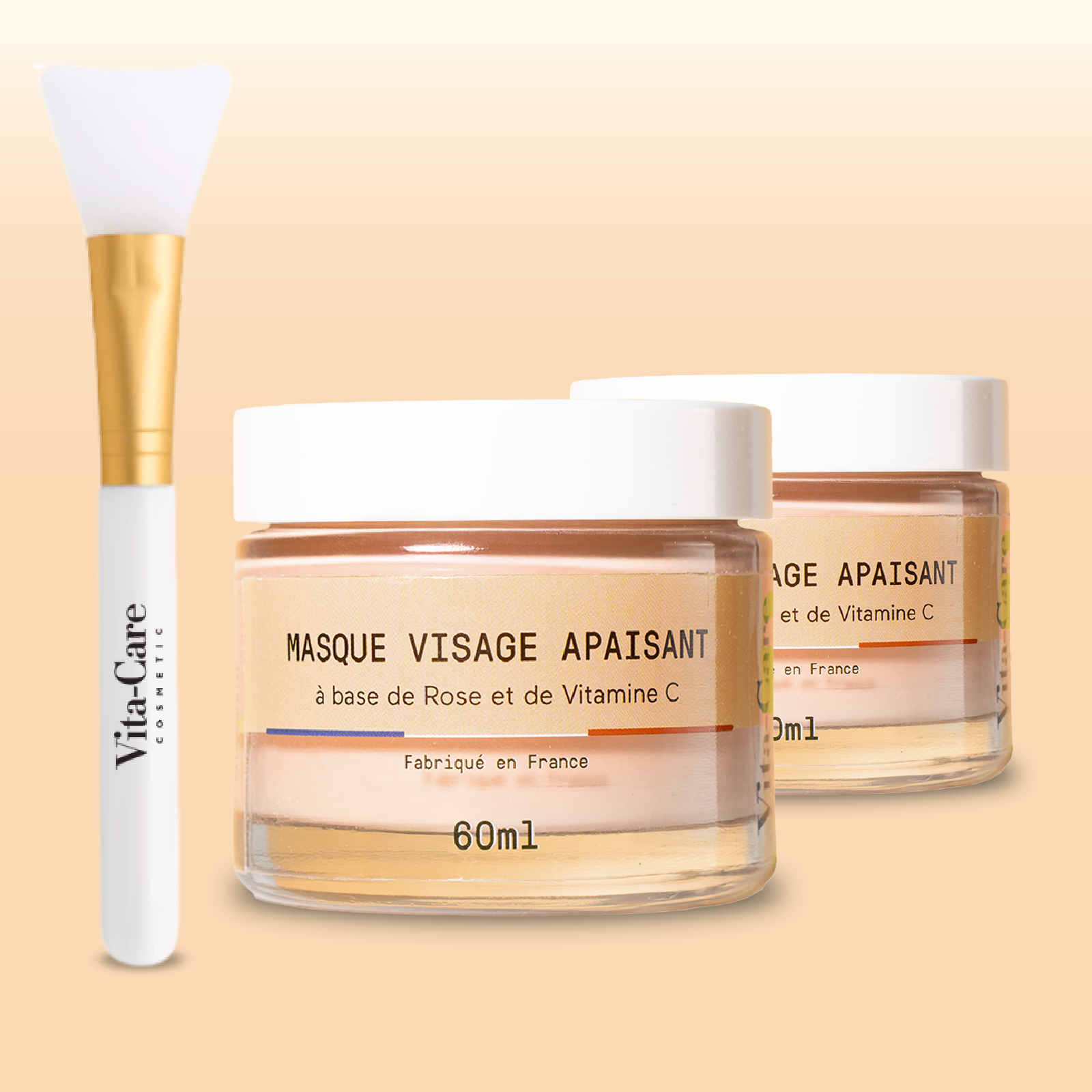 Masque anti-rougeurs Rose & Vitamine C