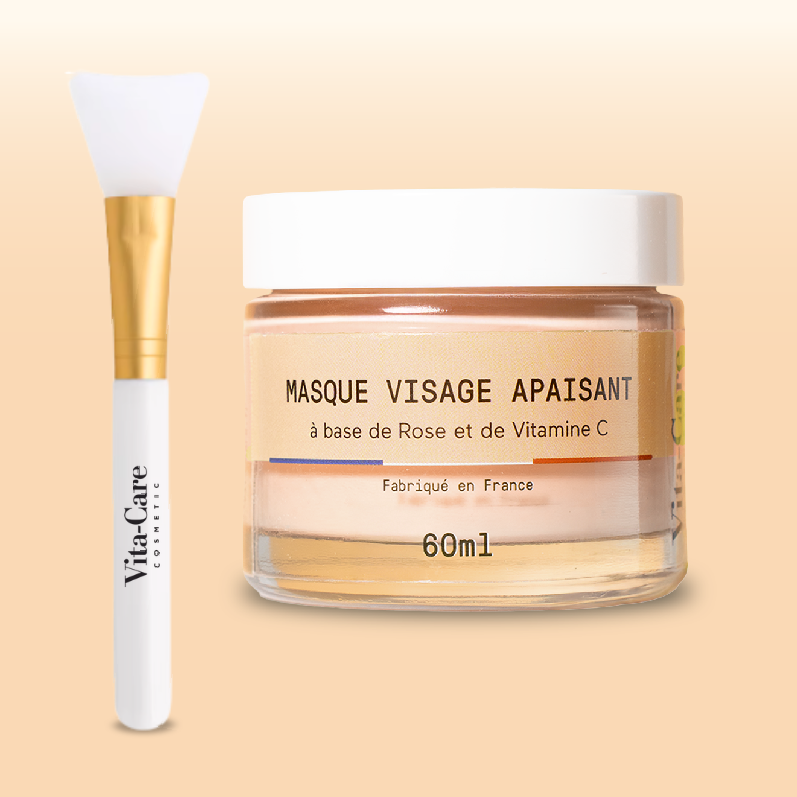 Masque anti-rougeurs Rose & Vitamine C